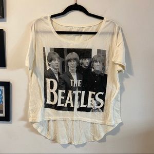 The Beatles high-lo shirt